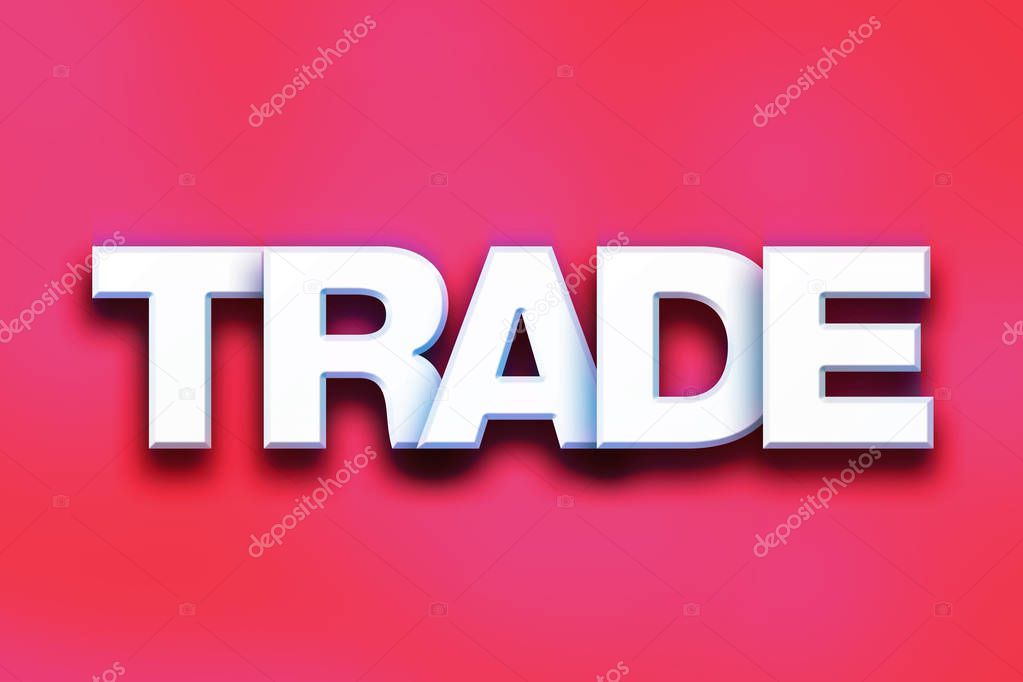 Trade Concept Colorful Word Art