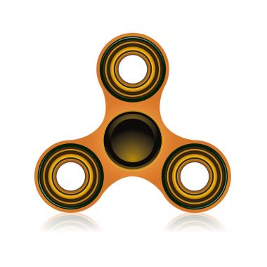 Spinner odak oyuncak illüstrasyon kıpır