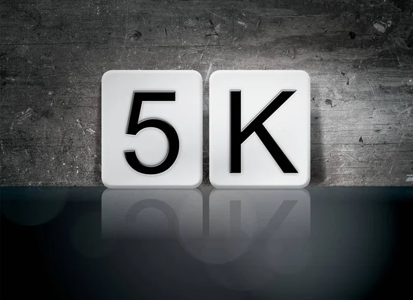 5K Concept carrelé Word — Photo