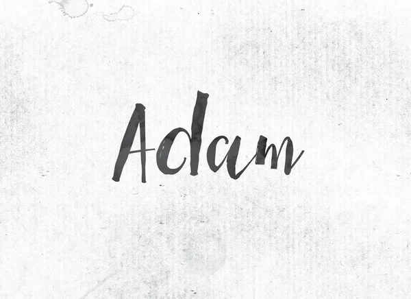Adam Concept målade bläck Word och tema — Stockfoto