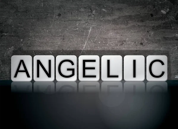 Angelic Concept Tiled Word — Stock Photo, Image