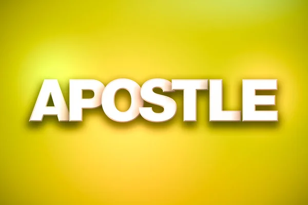 Apostle Theme Word Art on Colorful Background — Stock Photo, Image