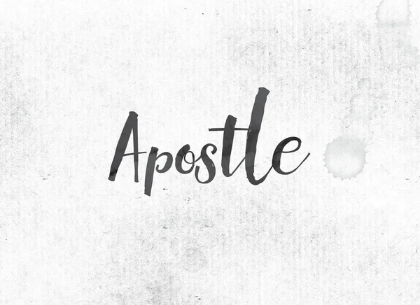 Aposteln konceptet målade bläck Word och tema — Stockfoto