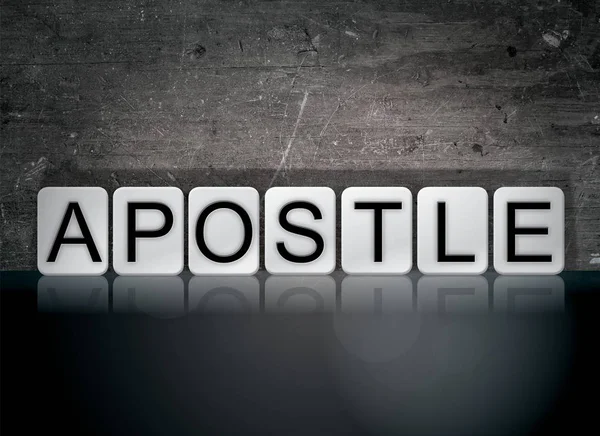 Apostelbegriff gefliestes Wort — Stockfoto