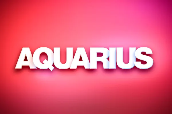 Acquario tema Word Art su sfondo colorato — Foto Stock