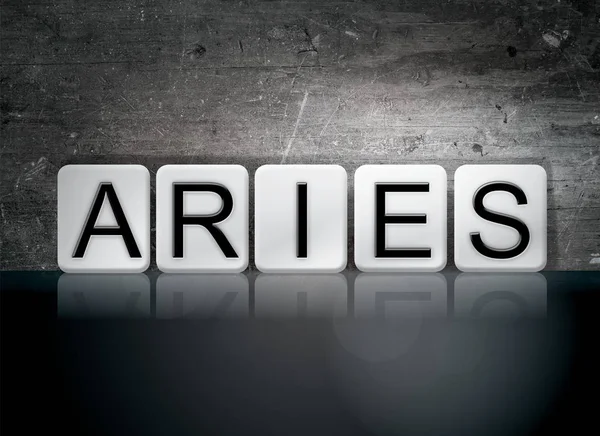 Aries Concept betegeld Word — Stockfoto