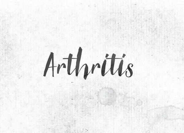 Arthritis-Konzept malte Tintenwort und Thema — Stockfoto