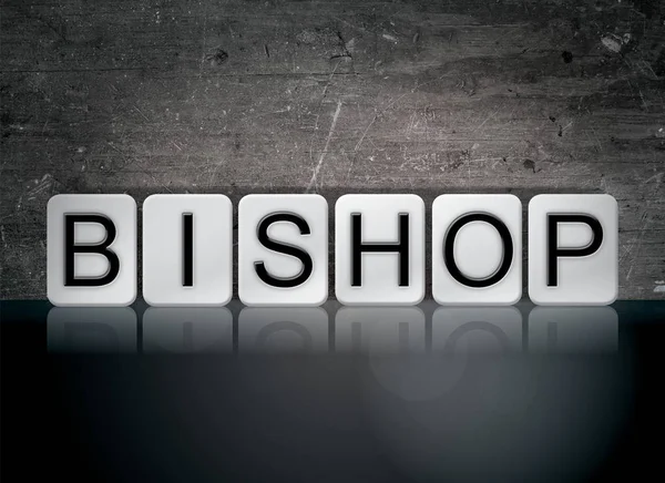 Bishop kavramı kelime döşenir — Stok fotoğraf