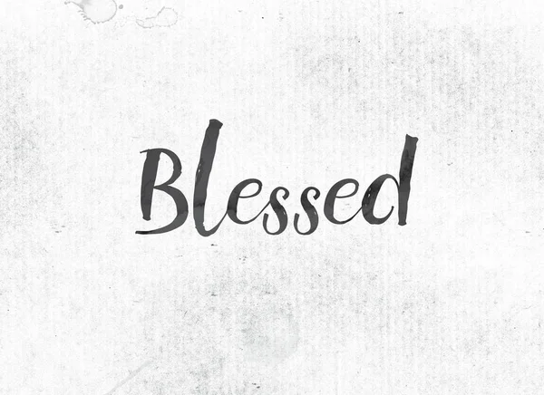 Blessed Concept Painted Ink Word and Theme — Stock Photo, Image