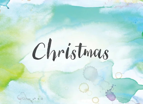 Christmas konceptet akvarell och bläck målning — Stockfoto