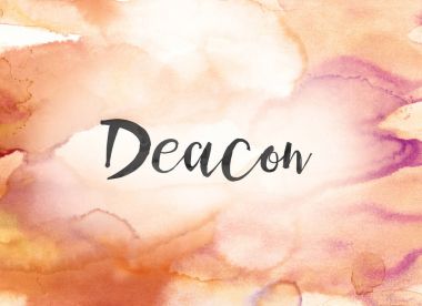 Deacon Concept Watercolor and Ink Painting clipart
