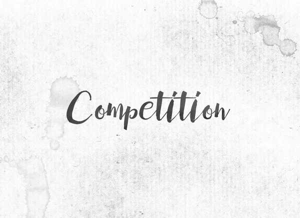 Competition Concept Painted Ink Word and Theme — Stock Photo, Image