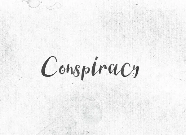 Conspiracy Concept Painted Ink Word and Theme — Stock Photo, Image