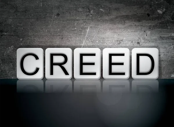 Creed koncept slovo vedle sebe — Stock fotografie