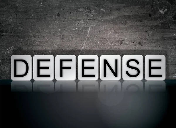 Defensie Concept betegeld Word — Stockfoto