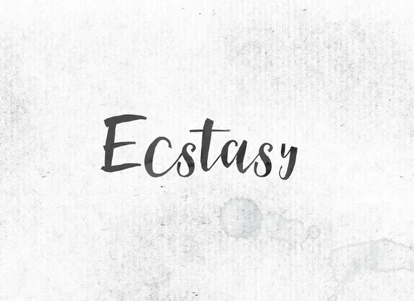 Ecstasy Concept schilderde inkt Word en thema — Stockfoto