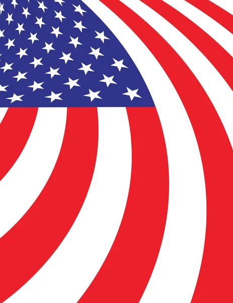抽象的なアメリカ国旗背景イラスト — ストックベクタ
