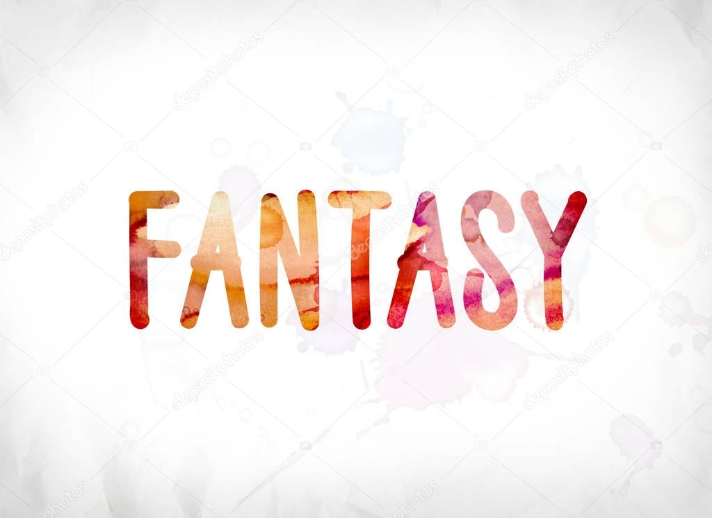 Fantasy watercolors | Fantasy Concept Painted Watercolor Word Art