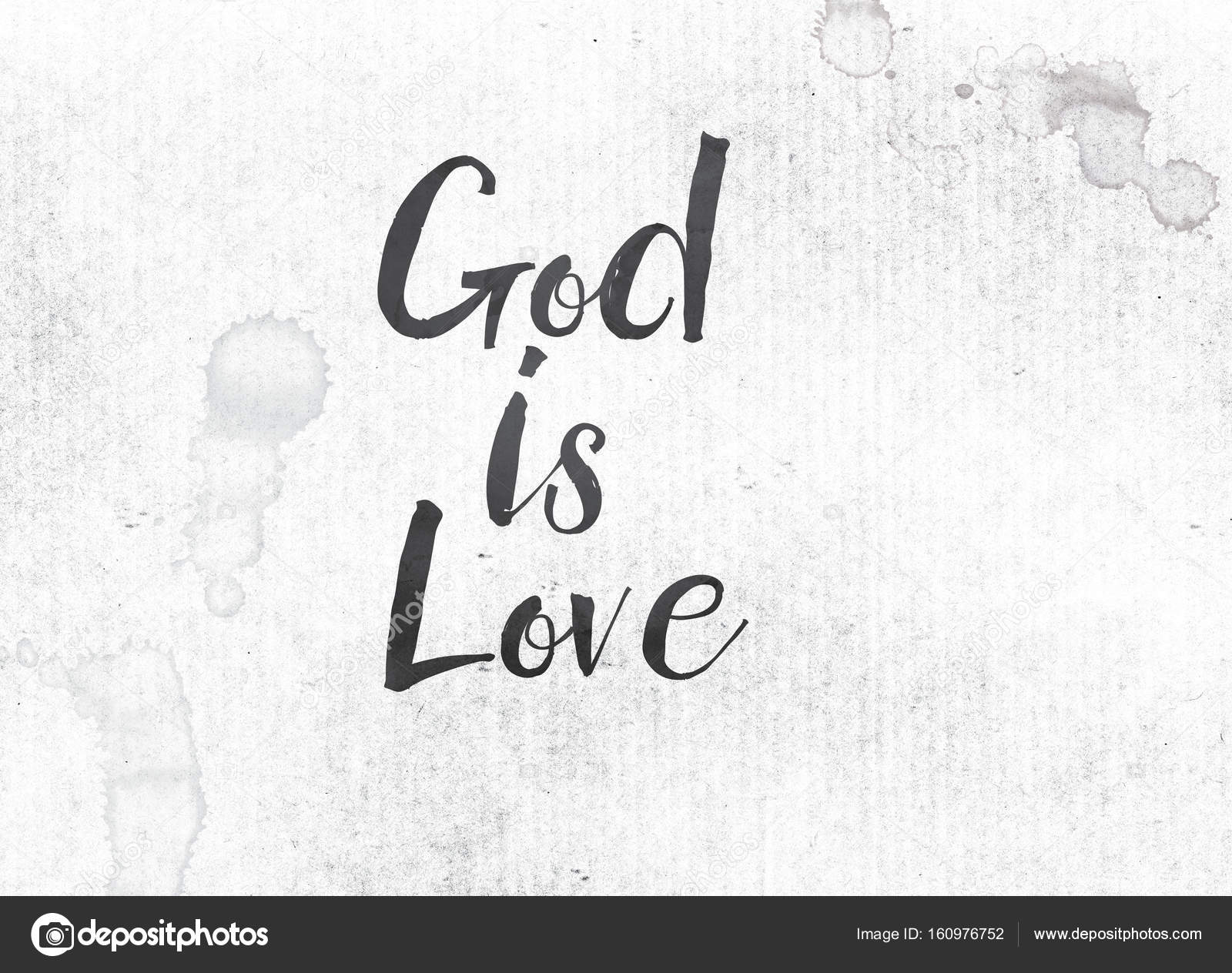 God Is Love Concept Painted Ink Word and Theme — Stock Photo