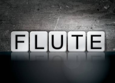 Flüt kavramı kelime döşenir