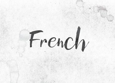 Fransız kavramı mürekkep Word ve Tema boyalı