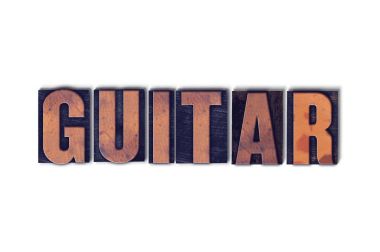 Tipo Word izole gitar kavramı