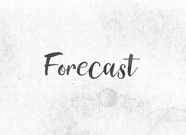 Forecast Concept Painted Ink Word and Theme — Stock Photo, Image