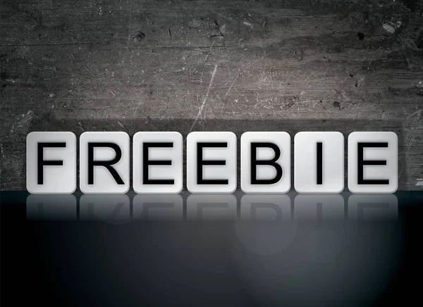 Freebie-Konzept gefliestes Wort — Stockfoto