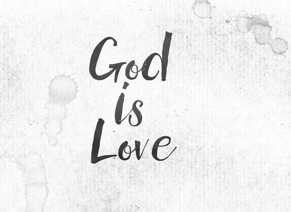 God Is Love Concept Painted Ink Word and Theme — Stock Photo, Image