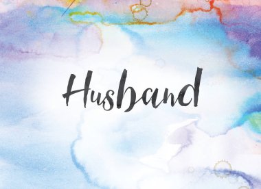 Koca kavramı suluboya ve mürekkep boyama