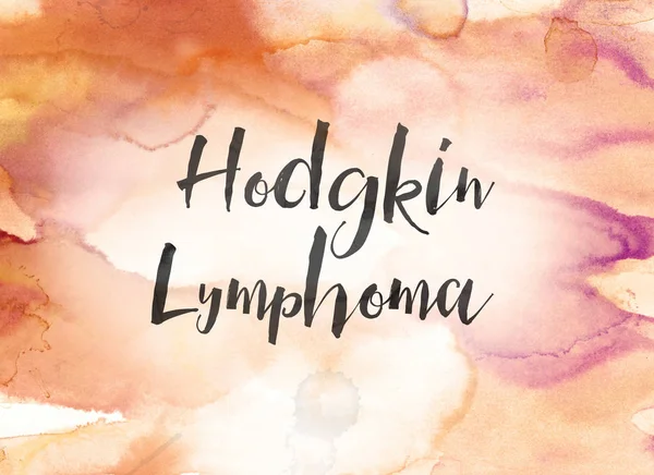 Hodgkin lymfoom Concept aquarel en inkt schilderij — Stockfoto