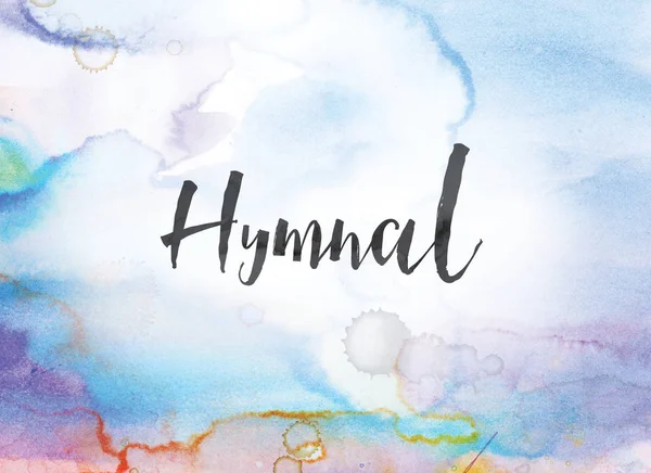 Concetto Hymnal Pittura ad acquerello e inchiostro — Foto Stock