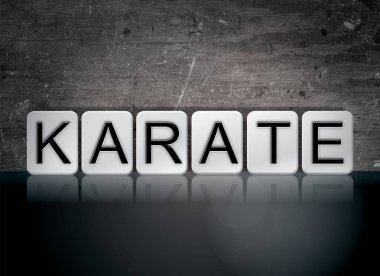 Karate kavramı kelime döşenir