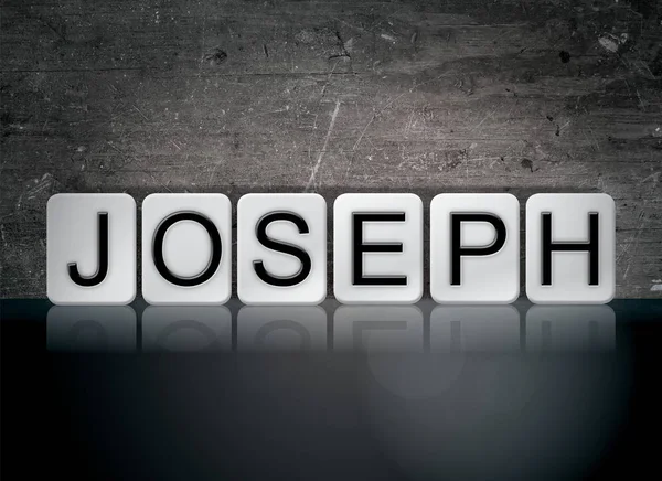 Conceito de Joseph azulejos palavra — Fotografia de Stock