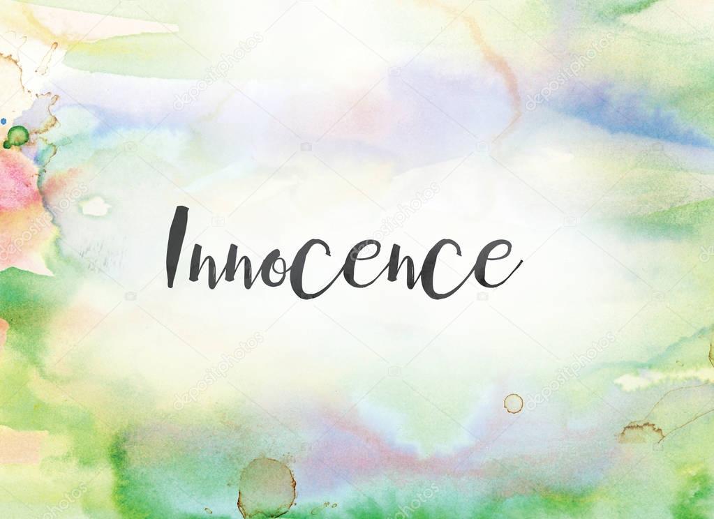 Innocence Concept Watercolor and Ink Painting