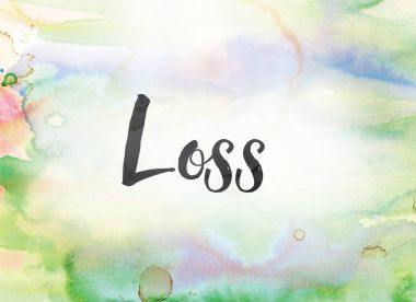 Kaybı kavramı suluboya ve mürekkep boyama