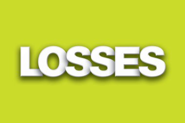 Kayıp Tema Word Art renkli arka plan üzerinde