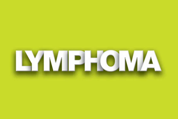 Lymfoom thema WordArt op kleurrijke achtergrond — Stockfoto
