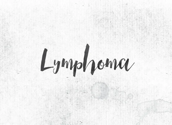 Concept de lymphome Peint mot d'encre et thème — Photo