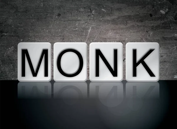 Монах: Плиточное слово — стоковое фото