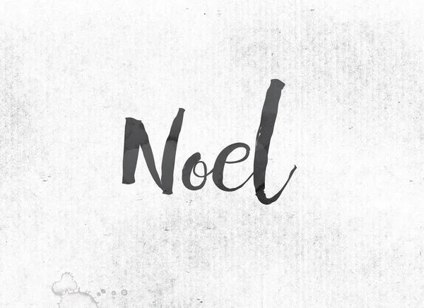 Noel koncepce malované slovo inkoust a téma — Stock fotografie