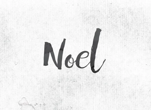Noel kavramı mürekkep Word ve Tema boyalı
