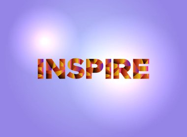 Renkli Word sanat kavramına ilham illüstrasyon