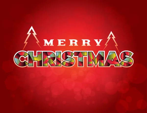 Καλά Χριστούγεννα χαιρετισμό μήνυμα εικονογράφηση — Διανυσματικό Αρχείο