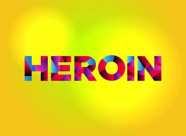 Tema de la heroína Word Ilustración de arte — Vector de stock
