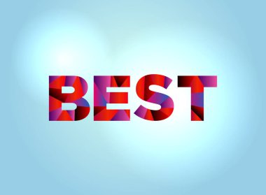 En iyi konsept renkli kelime sanat