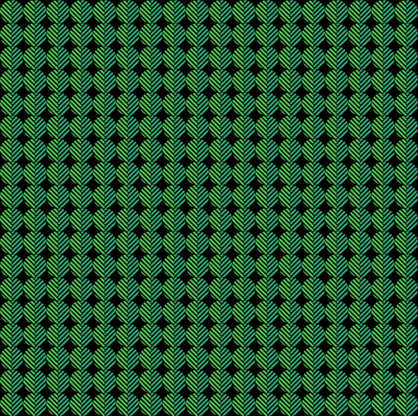 Abstraktní organický zelený kruh vzor obrázek — Stockový vektor