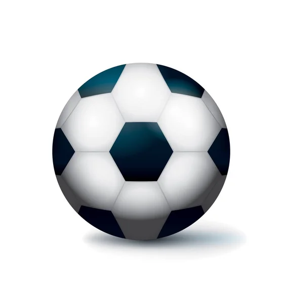 Isolerade Fotboll Fotboll boll Illustration — Stock vektor