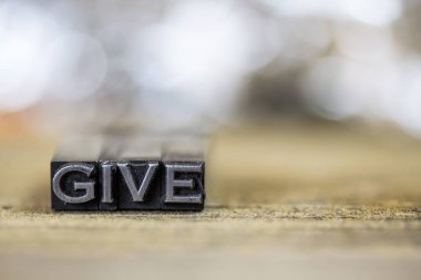 Konsepti Vintage Metal Letterpress söz veriyorum