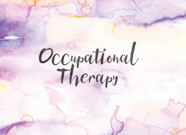 Mesleki terapi kavramı suluboya ve mürekkep boyama